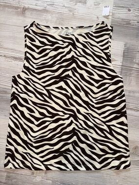 GAP Sleeveless Boatneck Tank Top, Size Large